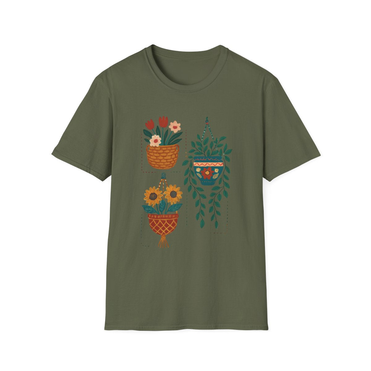 Folk Planter Trio T-shirt