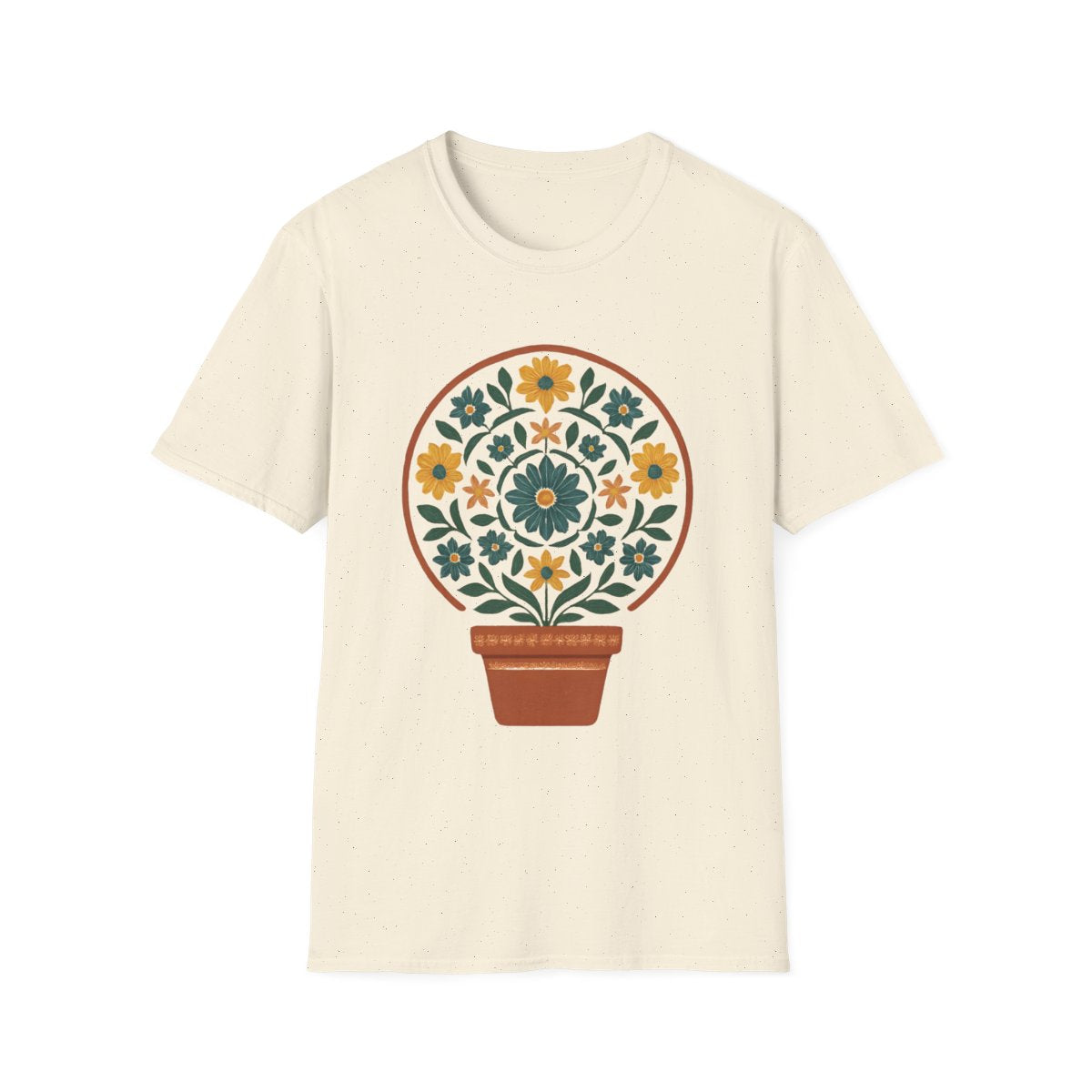 Folk Mandala Pot T-shirt
