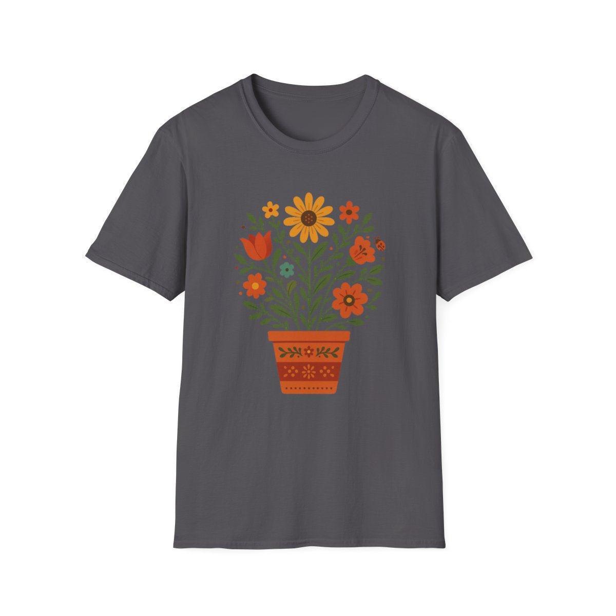 Terracotta Pot Bouquet T-shirt