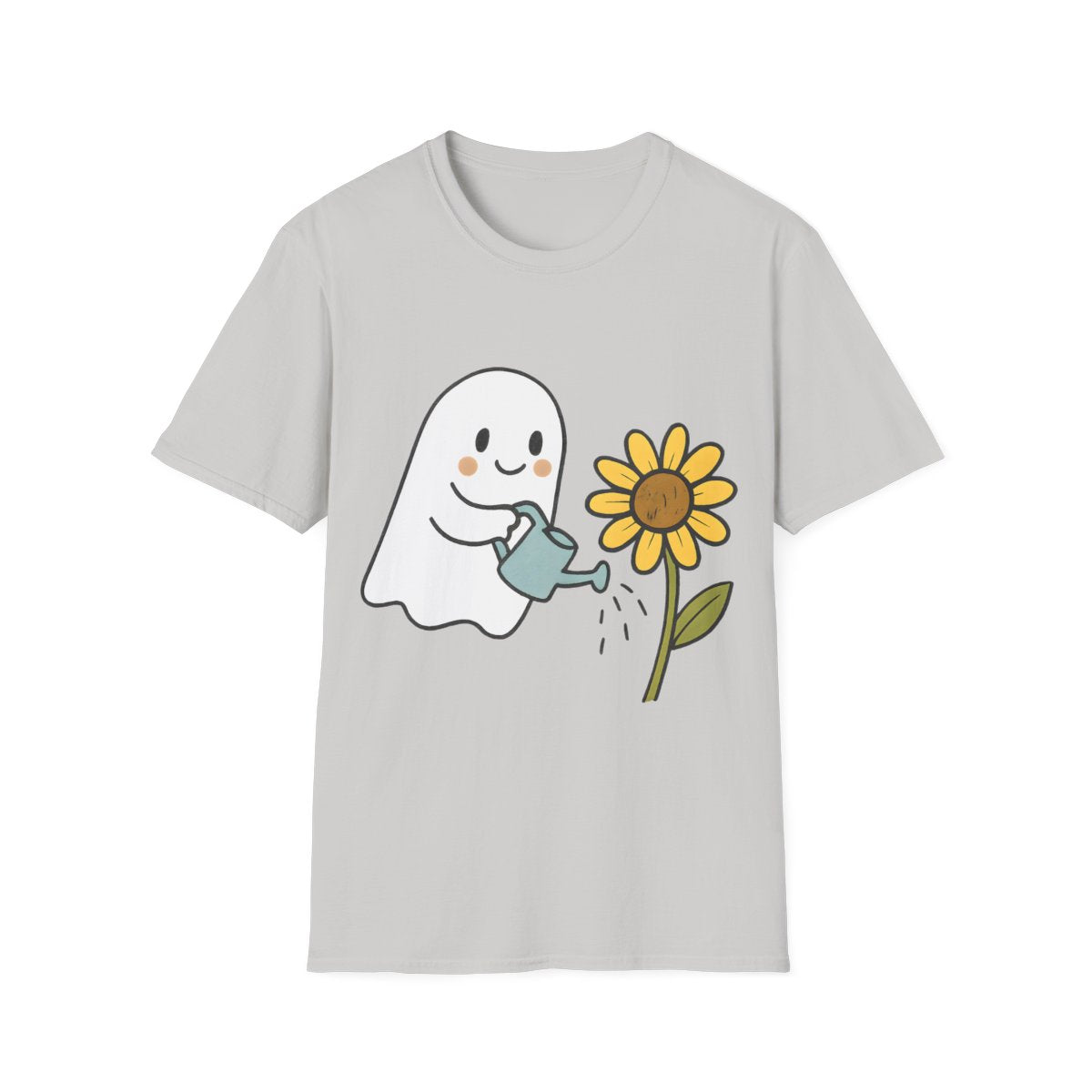Ghost Watering Flower T-shirt