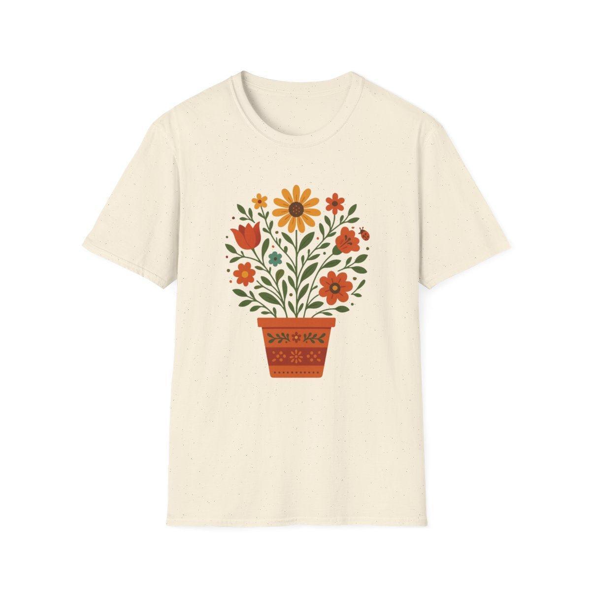 Terracotta Pot Bouquet T-shirt