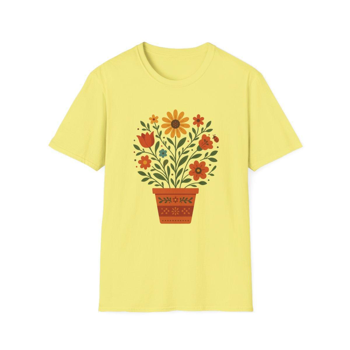 Terracotta Pot Bouquet T-shirt