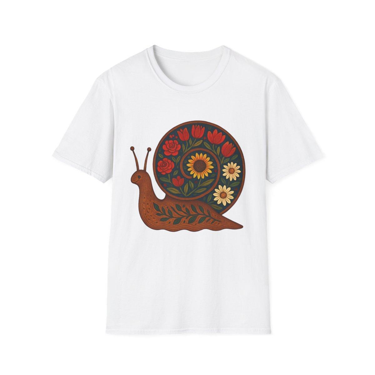 Folk Snail Garden T-shirt
