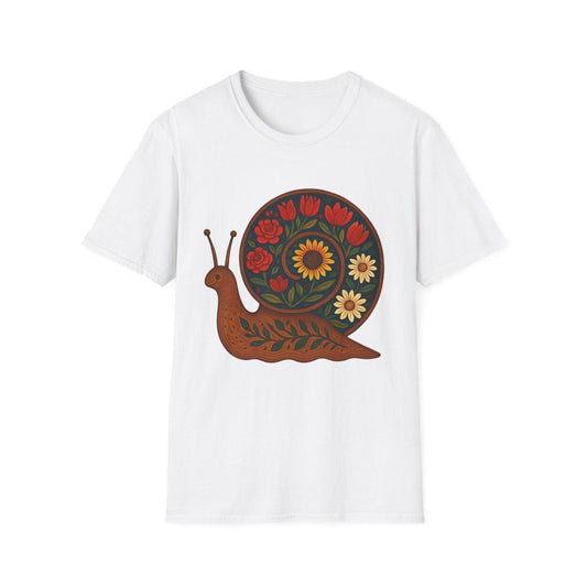 Folk Snail Garden T-shirt