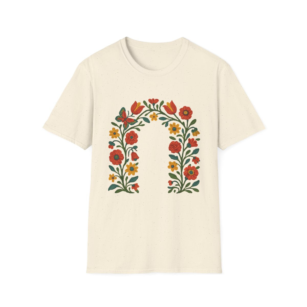 Folk Floral Arch T-shirt
