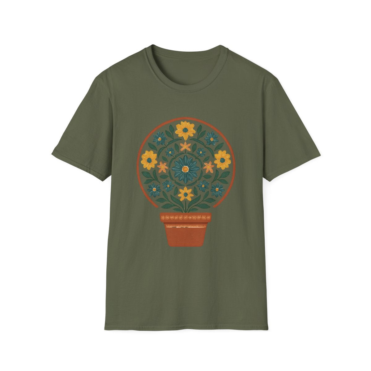 Folk Mandala Pot T-shirt