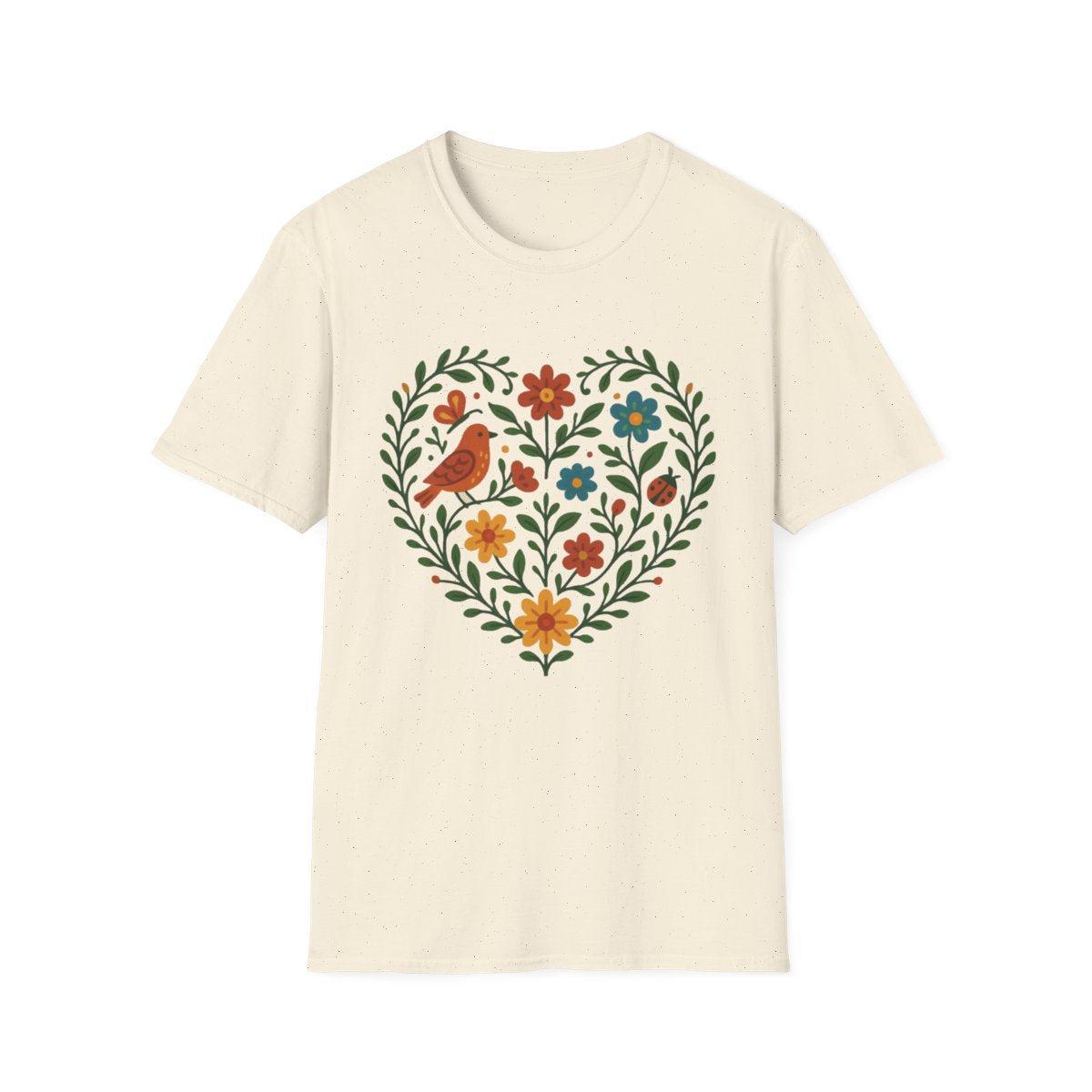 Vine Heart Wreath T-shirt