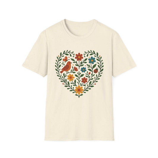 Vine Heart Wreath T-shirt