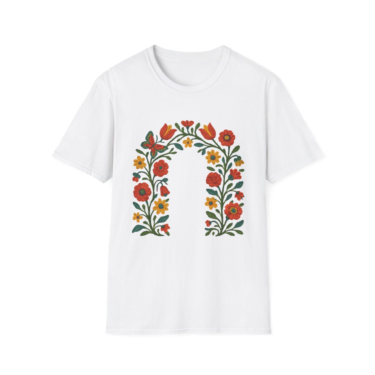 Folk Floral Arch T-shirt