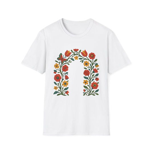 Folk Floral Arch T-shirt