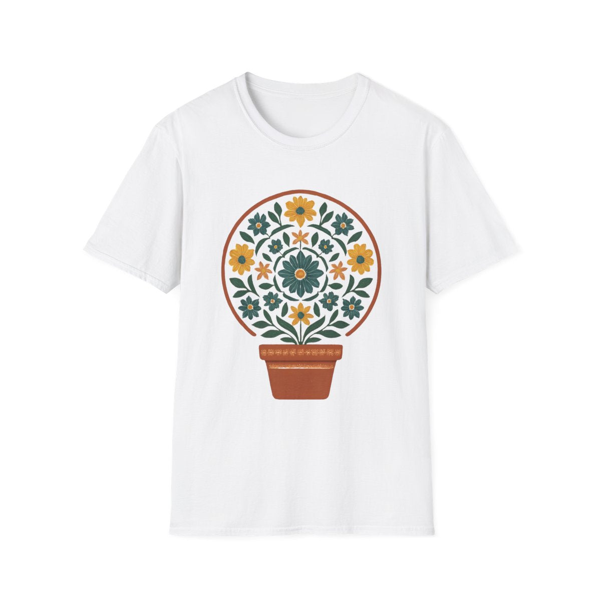 Folk Mandala Pot T-shirt