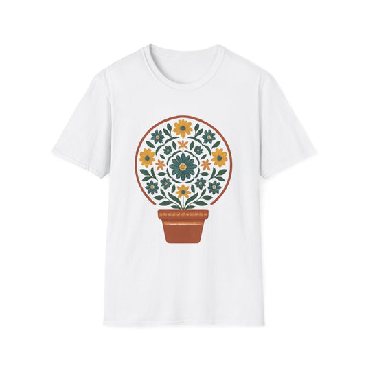 Folk Mandala Pot T-shirt