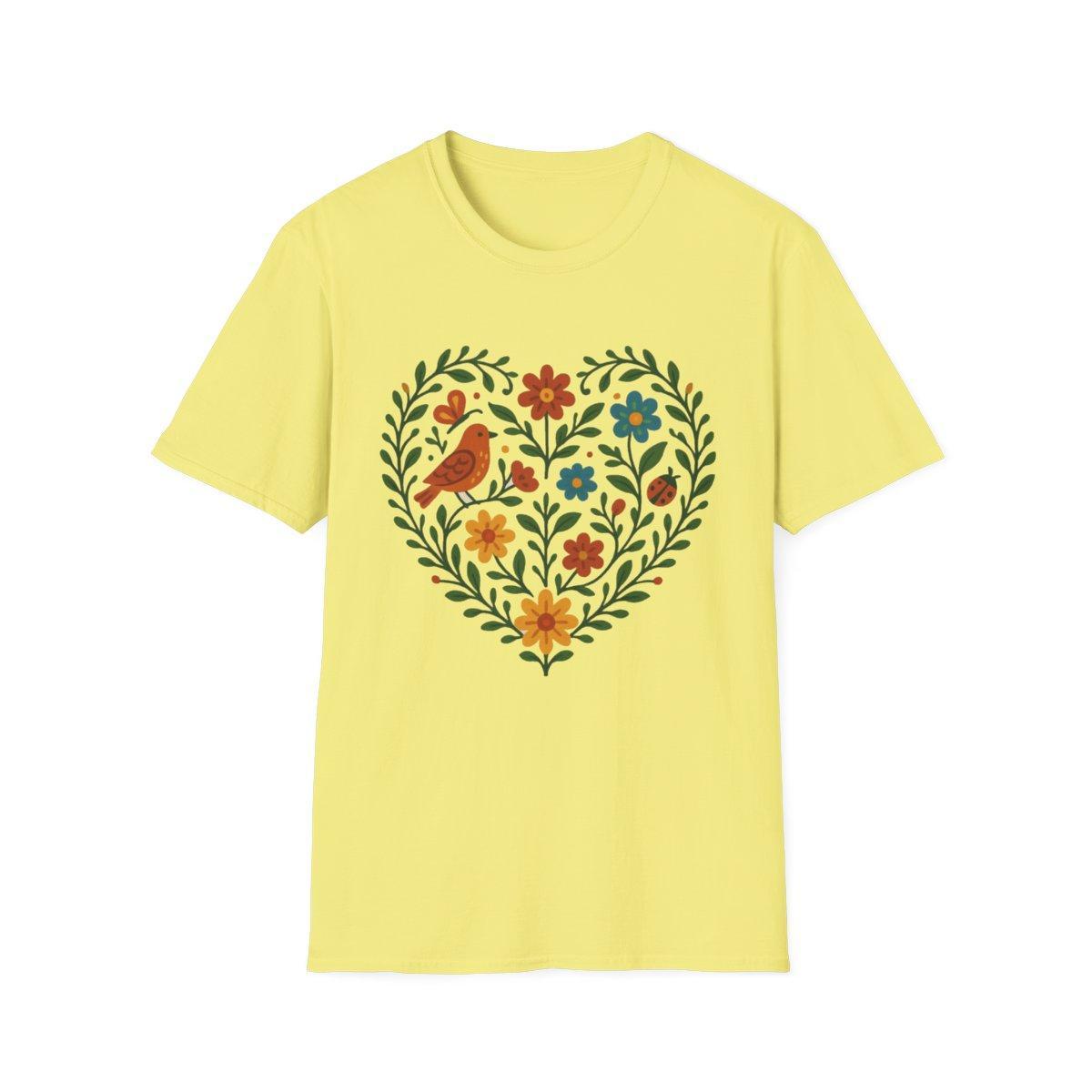 Vine Heart Wreath T-shirt