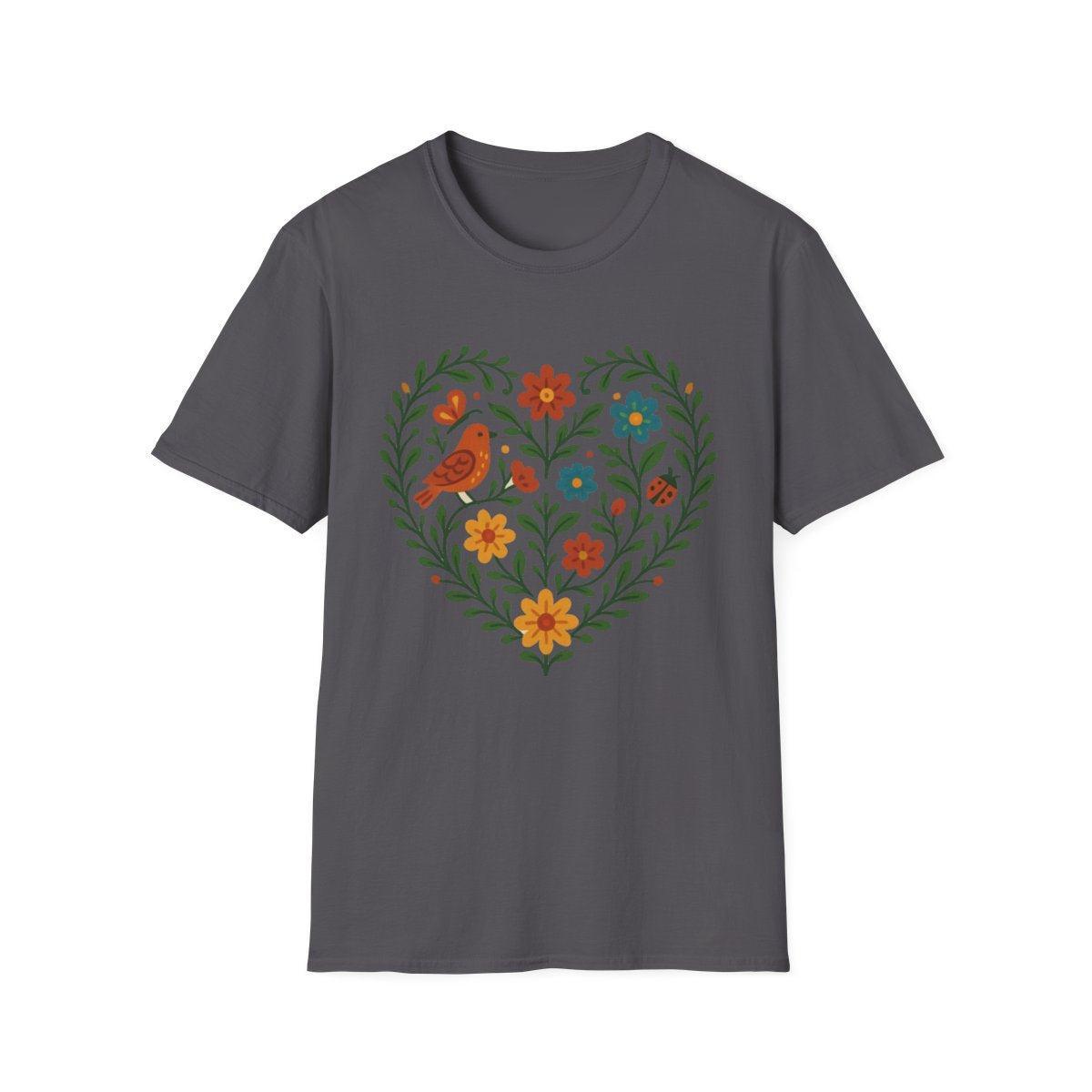 Vine Heart Wreath T-shirt