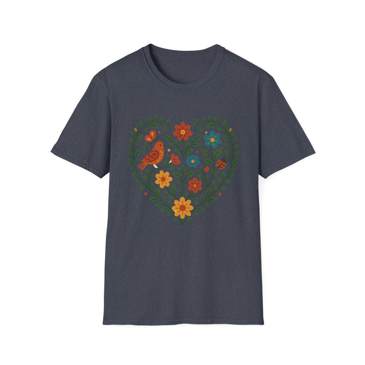 Vine Heart Wreath T-shirt